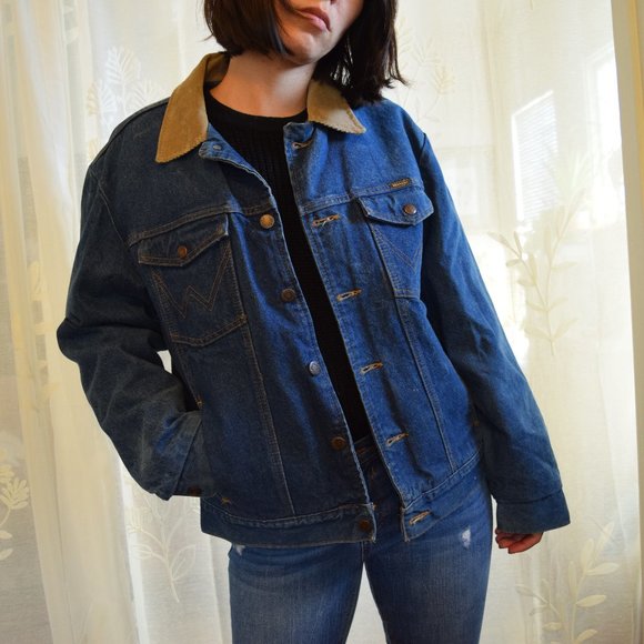 Vintage Wrangler Jacket with Corduroy - Picture 4 of 8